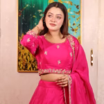 Designer Handmade Lehenga in Pure Crepe Silk