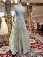 Designer Gown in Net Fabric - Image 3
