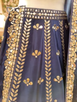 Handmade Mirror Work Lehenga - Image 5