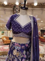 Designer Lehenga in Crepe Fabric - Image 3