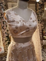 Party Wear Designer Lehenga in Net Fabric - Image 2