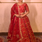 Hand Embroidered Bridal Lehenga