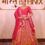 Hand Embroidered Bridal Lehenga