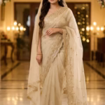 Hand Embroidered Saree