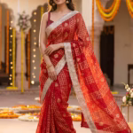 Traditional Red Banarasi Saree